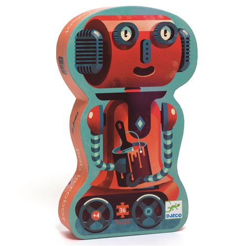 Puzzle enfant Djeco Bob le robot 36 pièces