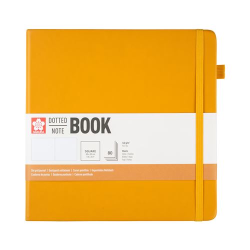 Sakura Notizbuch, punktraster, 160 Seiten, quadratisch