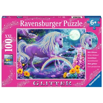 PUZZLE 100PXXL LICORNE SCINTILLANTE COLL.PAILLETTE