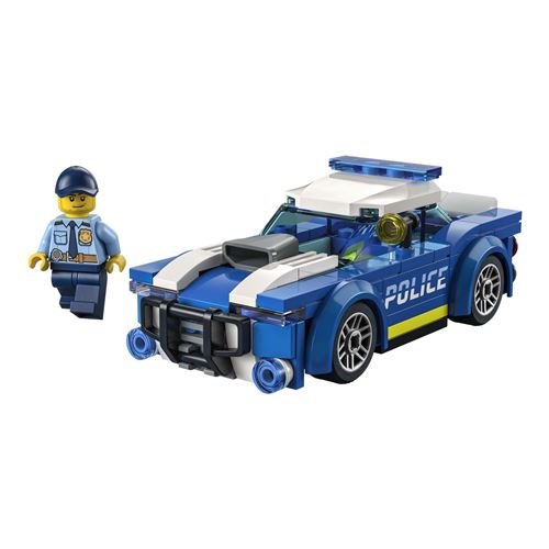 LEGO 60312 City La Voiture de Police, Jouet pour Enfants des 5 ans avec  Minifigure Officier, Idée de Cadeau, Série Aventures - ADMI
