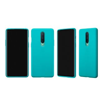 Coque de protection OnePlus Bumper Sandstone Cyan pour Smartphone OnePlus 8 - 1