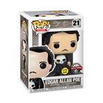 Figurine Funko Pop Icons Edgar Allen Poe with Skull