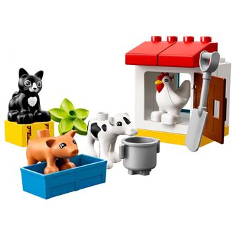 LEGO® 10949 DUPLO® Town Les Animaux de la Ferme Jouet avec