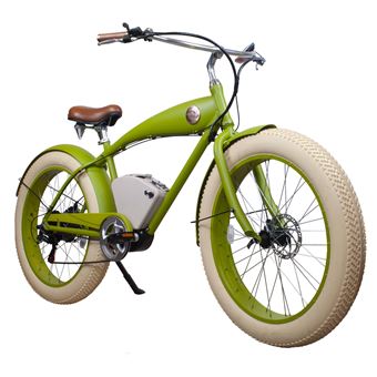 Velo electrique Rayvolt Beachin V2 250 W Vert batterie non incluse Velo electrique Equipements de sport fnac