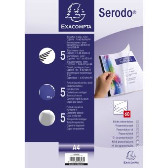 Kit de présentation pour 60 feuilles Exacompta Iderama Serodo