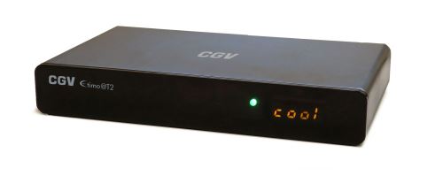 CGV ETIMO @T2 IPTV en Android Decoder Zwart met Tuner DVB-T2 HEVC