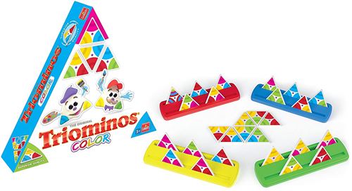 Triominos Color - Goliath - Ludessimo - jeux de société - jeux et jouets  d'occasion - loisirs créatifs - vente en ligne
