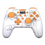 Manette Gaming filaire pour Nintendo Switch Konix Naruto Blanc et orange