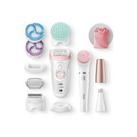 Epilateur électrique Braun Silk Epil 9 985 Blanc et Rose Beauty set