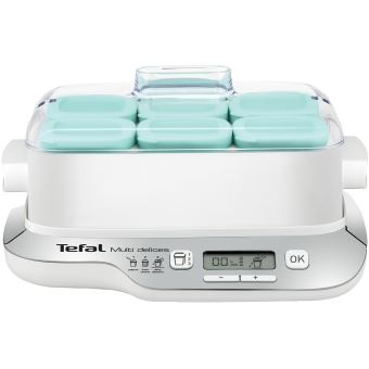 Yogurtiera Tefal YG660132: 6 Vasetti Da 140 Ml, 450W, Per Fare Yogurt In Casa In Modo Semplice E Naturale