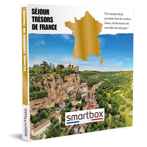 Coffret cadeau Smartbox Séjour trésors cachés de France