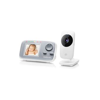 Moniteur bébé vidéo sans fil Motorola VM482 avec écran 2,4'' Blanc - 1