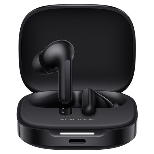 Ecouteurs Intra-Auriculaires Sans Fil Xiaomi Redmi Buds 6 Bluetooth Avec Réduction Active Du Bruit Noir