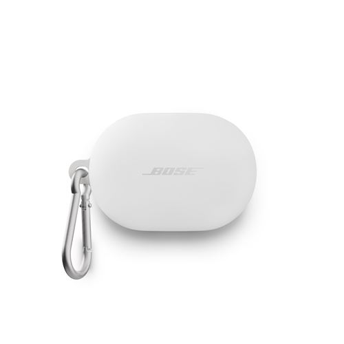 Etui de transport protecteur Bose en silicone pour écouteurs QuietComfort avec mousqueton nuage