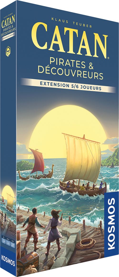 Jeu de stratégie Asmodee Catan Pirates et Découvreurs Extension 5 6 joueurs