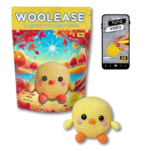 Kit de crochet Mywoolease Piu Piu le poussin - Mywoolease