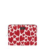 Housse Wouf Amour pour ordinateur portable 13" Rouge et blanc