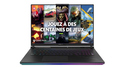 PC Portable Gaming Asus ROG Strix SCAR G834JZ-N6004W 18" WQXGA 240 Hz Intel Core i9 32 Go RAM 1 To SSD Nvidia GeForce RTX 4080 TGP 175W Noir