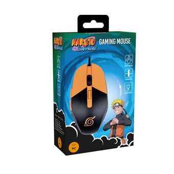 Souris gaming Kxlicences Naruto pour PC Orange et Marron