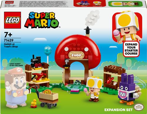 LEGO® Super Mario™ 71429 Ensemble d’extension Carottin et la boutique Toad