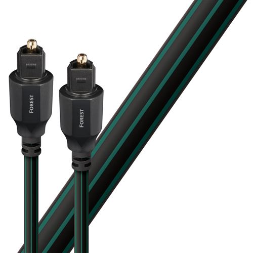 Câble Fibre Optique Audioquest Forest 3 M Noir Et Vert