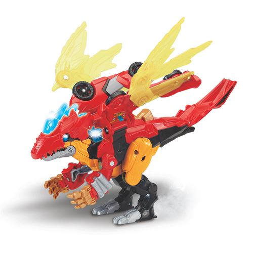 Robot Éducatif Vtech Switch & Go 80-582365 – 2 en 1 T-Rex et Voiture de Course
