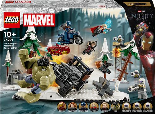 LEGO® Marvel 76291 Avengers Rassemblement : L’ère d’Ultron