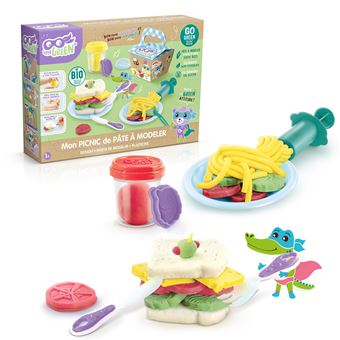 Kit picnic de pâte à modeler Super Green Bio