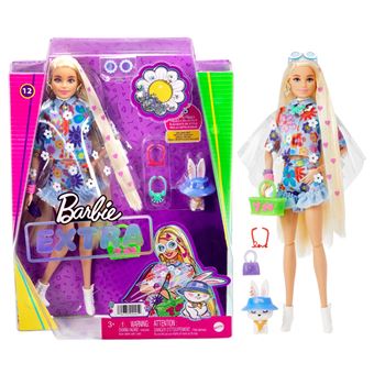 Poupée Barbie Extra Robe Fleurie