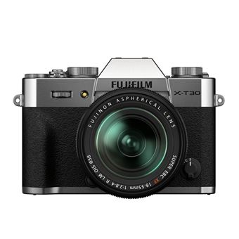 Appareil photo hybride Fujifilm X-T30 II Argent + Objectif XF 18-55mm f/2,8-4 R LM OIS - 1
