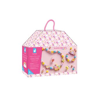 Coffret Janod création 4 Bijoux en bois Rainbow Land - 1