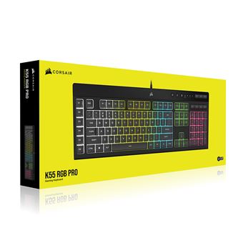 Clavier de jeu filaire à membrane Corsair K55 CORE Cameroon