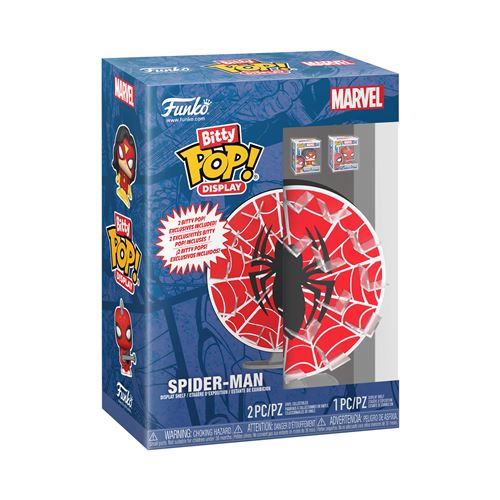 Figurine Funko Bitty Pop Display Spider Man Web