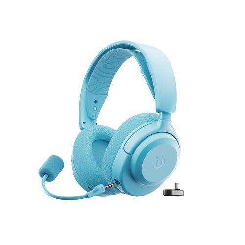 Micro casque gaming sans fil SteelSeries Arctis Nova 3XW Bluetooth Bleu cyan