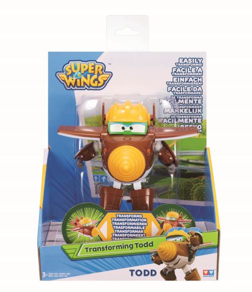Figurine articulée Super Wings Transforming Todd 12 cm