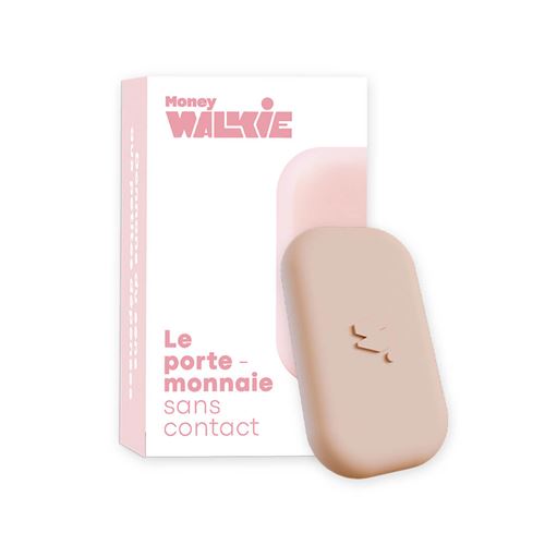 Porte monnaie électronique Money Walkie Pop Rose craie