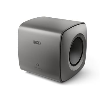 Caisson de basses Uni-Core™ Kef KC62 à annulation de forces Gris Satiné