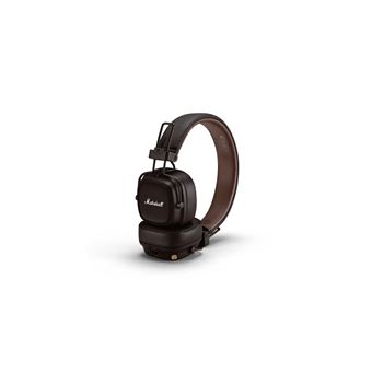 Marshall MAJOR IV - Koptelefoon met micro - op oor - Bluetooth - draadloos, met - 3,5 mm-stekker - bruin - Hoofdtelefoon - Fnac.be