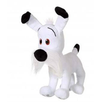 Peluche chien blanc Idéfix foulard rouge EDITIONS ALBERT RENE - 24189