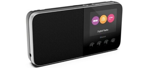 Radio-réveil de poche DAB+ et FM avec Bluetooth Pure Move T4 Noir
