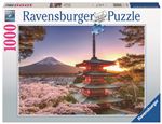 Puzzle Ravensburger Cerisiers en fleurs du Mont Fuji 1000 pièces