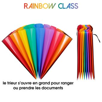 Trieur extensible 12 compartiments Rainbow Class – Viquel