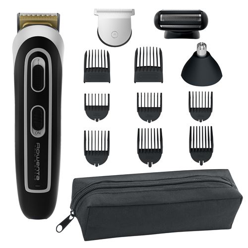 Tondeuse homme Rowenta Trim & Style 13 en 1 TN9140F4 Noir et Argent