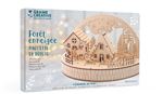 Puzzle 3D Maquette en bois décor Graine creative Forêt enneigée Renne 30x15x18 cm