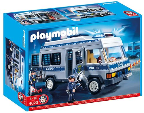 Playmobil 4023 Fourgon Et Policiers