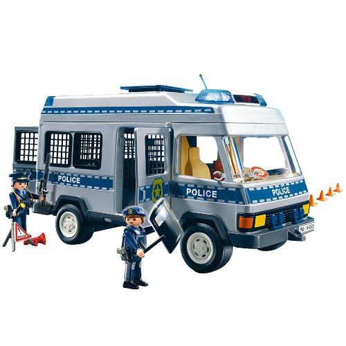 Fourgon Equipe Et Policiers - Playmobil - Achat & prix