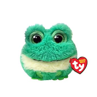 Animal en peluche Ty Puffies Gilly la grenouille 9 cm Vert