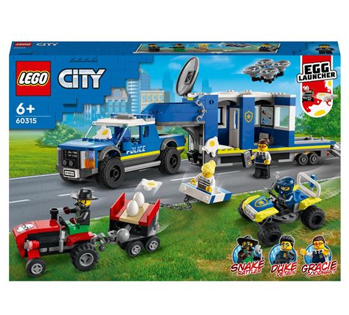 LEGO 60315 MOBIELE COMMANDOWAGEN POLITIE LE CAMION DE COMM