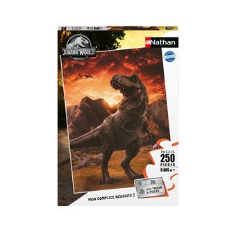 Puzzle 250 pièces Nathan Le Tyrannosaurus Rex Jurassic World 3