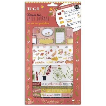 Set personnalisation Toga Bullet journal Fleurs